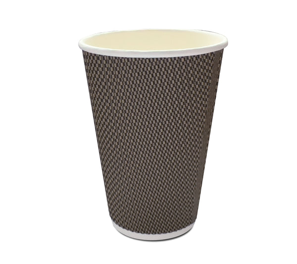Duflex Ripple Wall 16oz Double Wall Coffee Cup ⌀90mm - 500pcs / ctn