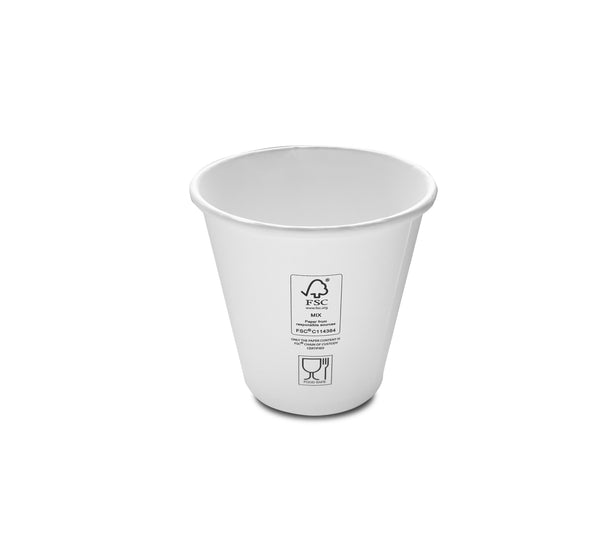 Duflex Single Wall 8oz Coffee Cup ⌀90mm - White | 1000pcs / ctn